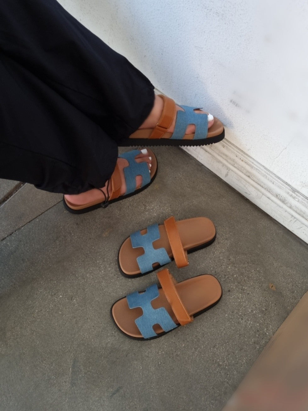 Denim Sandal