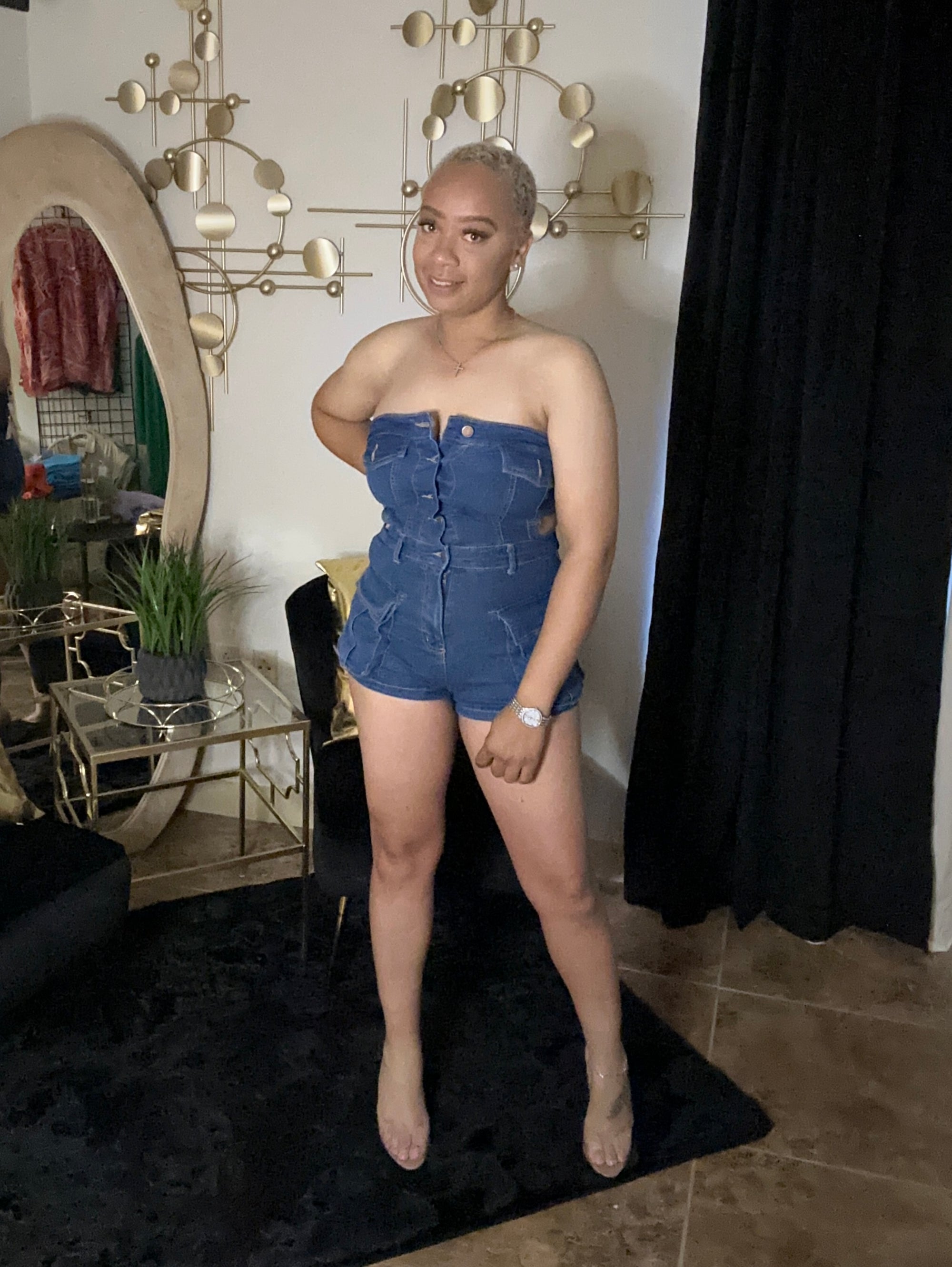 Denim Summer Romper