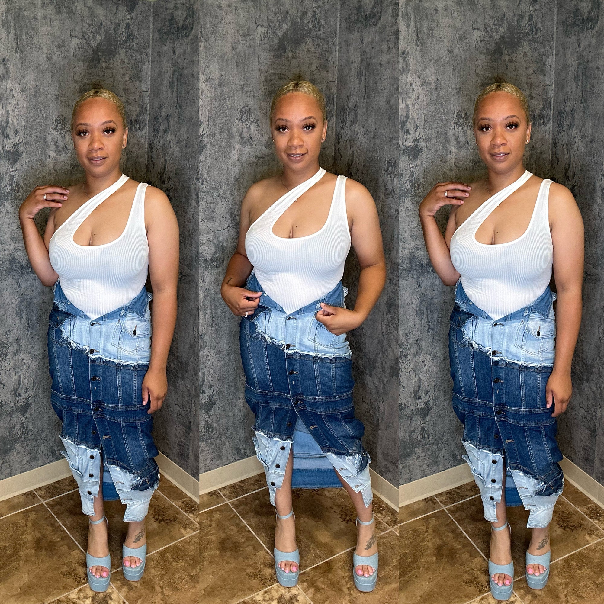 Jackie Denim Skirt