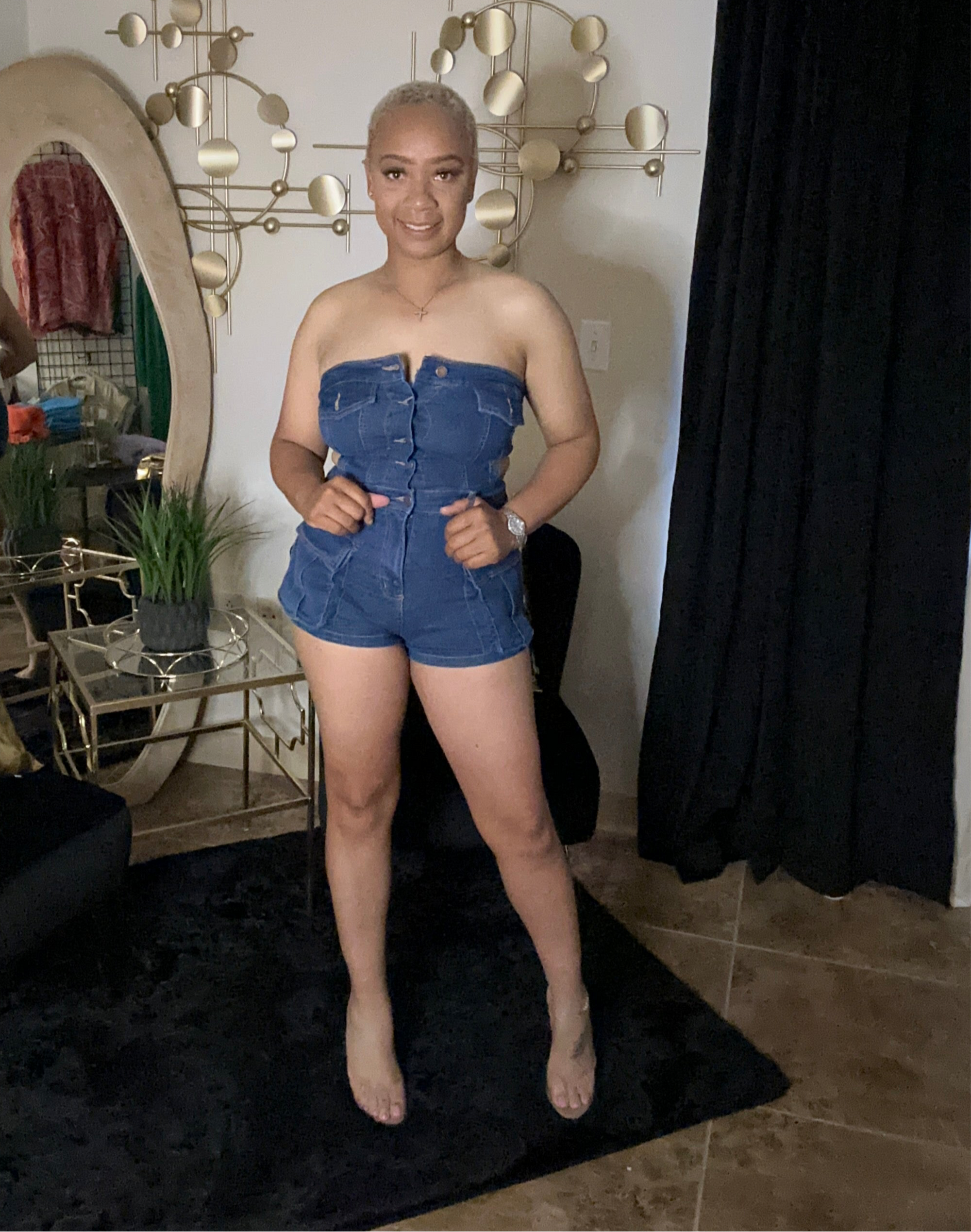 Denim Summer Romper