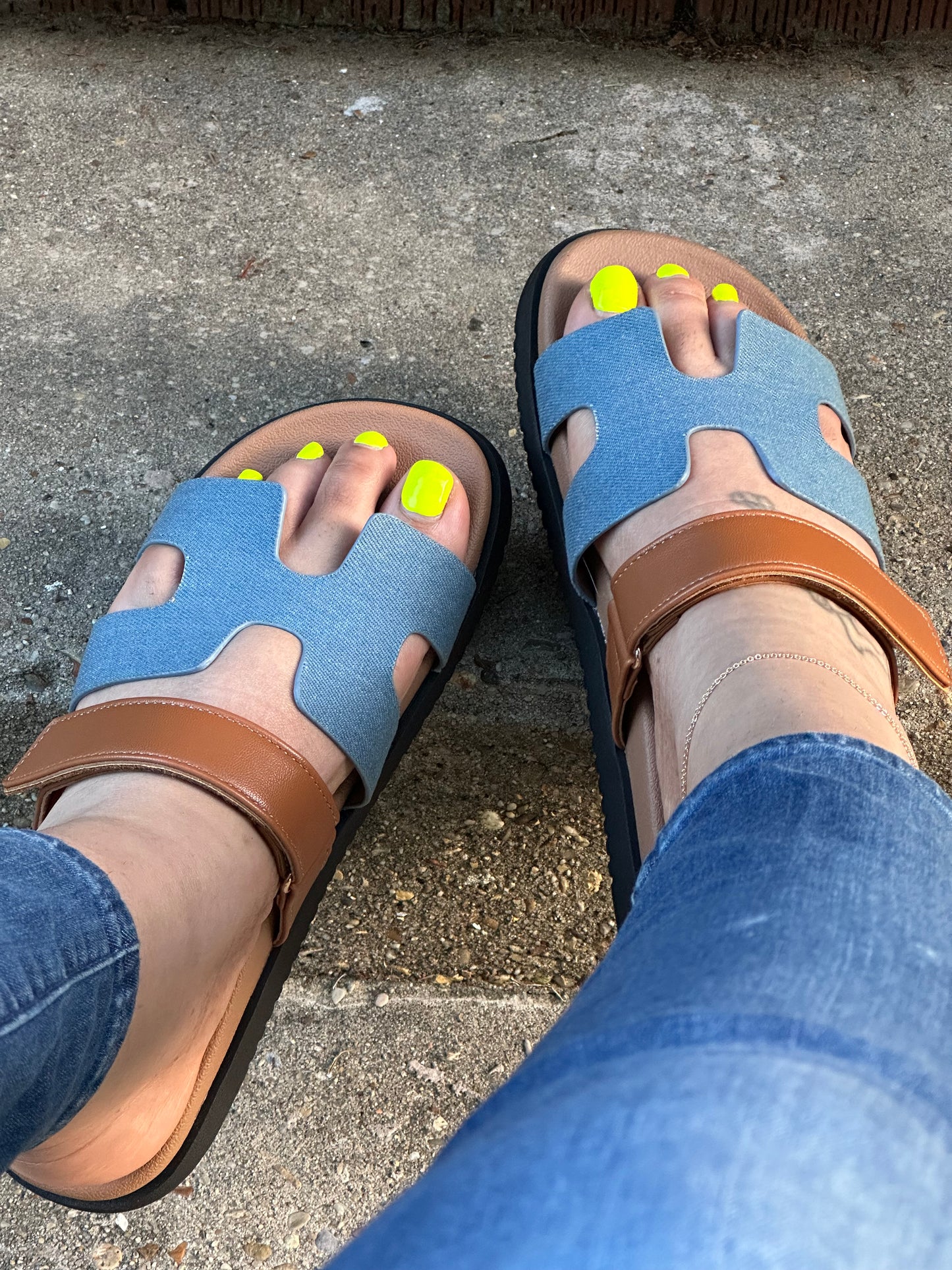 Denim Sandal